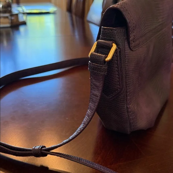 Marc By Marc Jacobs Lizard Embossed Color Purple Shoulder bag/ Crossbody Bag - Picture 15 of 17